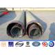 Galvanized Q345 Steel Power Pole For Electrical Line Project