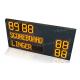 P12mm Pixel Module Team Name LED Horsepolo Scoreboard with Digits in Yellow Color