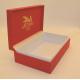Clamshell Food Packing Boxes With Ribbon 25.5X15.5X8.5cm Size
