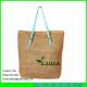 LUDA fashion handbags paper straw tote bag hand crocet straw bags
