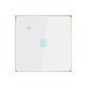 OEM New Product EU UK Standard Wifi Touch Aluminum Frame Smart Wifi Home Tuya Smart Switch