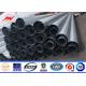 High voltage Multi Sided Steel Utility Pole For Electrical Line