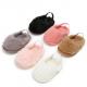 Hot selling faux fur Soft sole slip on slippers infant sandals baby girl shoes