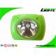 USB Charging 13000lux LED Mining Light PC Beam Safety OLED Screen With Push Button