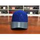 Curve bill Customize 6panel  navy blue 3D embroidery M letter baseball caps hats