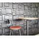 Weave Shap Matt White Easy-clean 3D PVC Decoration Wall Panel For Night Club Wall Decoration