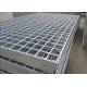 SS316 Hot Dipped Galvanized Serrated Bar Grating Slip Proof For Drainage Covers