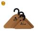 Pet Clothes Kraft Cardboard Hangers with Customized Design and Black Printing