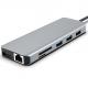 11-in-1 USB-C Hub for MacBook Pro with 4K HDMI 100W PD USB 3.0 SD/TF Card Reader