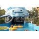 Aqua Theme Park Floating Equipment Lazy River Pools For Adult And Kids in Giant Water Park