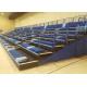Upholstered Telescopic Seating Systems Nose Mounted With Folding Mechanism