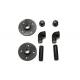 Portable Clothes Rack Industrial Pipe Coat Rack Black Color For Hanging Coats