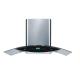 ODM Curved Glass Cooker Hood 30 Inch Ductless Range Hood 16m3/Min Air Rate