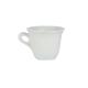 200ml White Porcelain Mugs , Glossy Glazing Porcelain Coffee Cups For Drink
