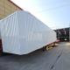 40 Feet Container Semi Trailer 12.5m Steel Material