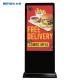 55 Inch Double Screen LCD Indoor Outdoor Advertising Display Totem Kiosk