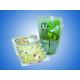 Colored Printed Food Vacuum Seal Bags With Clear Front And Bottom Gusset