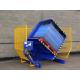 Yellow And Blue Automatic Turnover Machine , 180 Degree Steel Coil Upender