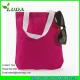 LUDA wholesale red handbags cheap cotton canvas beach tote shoulder handbags