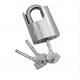 Heavy Duty Stainless Steel Padlock for Maximum Security Silver Lock Body