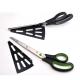 FDA PP Small Kitchen Tools , Pizza Cutter Scissors With Detachable Spatula