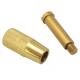 5 Axis Brass Precision CNC Turned Components Pin For Jet Spray