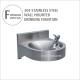 WDF25B Cost-Competitive Wall Mounted Stainless Steel Drinking Fountain