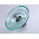 11KV Rated Voltage Glass Power Line Insulators High Temperature Resistance