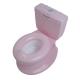 Pink Plastic Baby Training Potty with EN71 Test Certification and Custom Logo Design