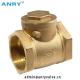 Spring 200 Wog Brass  Swing Check Valve For Water Industrial