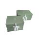 Logo Printed Corrugated Delivery Custom Packaging Boxes Green Colored Foldable