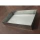 Food Grade 304 316 Stainless Steel Wire Mesh Tray For Food Baking Polishing Surface