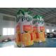 Orange Juice Drink Inflatable Advertising Bottle For Event