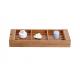 BAP Free Bamboo Bathroom Suppliers Adjustable Bathtub Caddy Tray Set