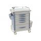 Noiseless Luxury Anesthesia Hospital Cart Medical Trolley With Utility Container (ALS-MT136)