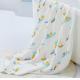 Lovely Animal Printing Natural Gauze Fabric For Infants Clothing  200GSM