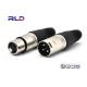 3 Pin Male XLR Waterproof Electrical Wire Connector Plug