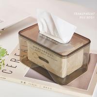 Rectangle Clear Kleenex Holder Clear Acrylic Tissue Box Cover Organization