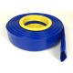 Blue PVC Layflat Hose / Flexible Plastic Hose For Agricultural Irrigation