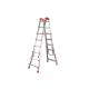 Professional  4x6 Lightweight Aluminum Ladder  90 Degree With Wide Flared Legs