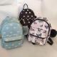 Canvas Fashionable Mini Backpacks With Exterior Zipper Pocket Unisex Style
