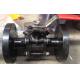 3PC Flanged Ball Valve , ASTM A216 WCB 2 Inch Carbon Steel Ball Valves pneumatic/with iso5211