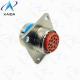 22 Male Contacts MIL-DTL-38999 Series 2 Wall Mounting D38999 Connector