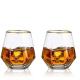 12 Oz Clear Diamond Old Fashioned Glass Party Gifts Rock Whiskey