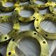 Yellow Painting Carbon Steel Flanges for High Pressure Applications