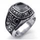 Tagor Jewelry Super Fashion 316L Stainless Steel Casting Ring PXR109
