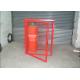 Heavy Duty Gas Cylinder Cages Multi Colors Flexible / Foldable High Security