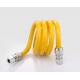 30 Ft Natural Gas Hose , 304 Adaptors Stainless Steel Flex Pipe
