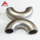 Short Radius Titanium Elbow Pipe Fittings 180 Degree Sandblasting Surface