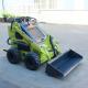 Mini Skid Steer Loader With Backhoe and Rotating Screening Bucket for Various Terrain